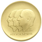 1500-krone minnemynt 2005, advers