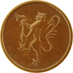 5-øremynt, bronse 5-øremynt, bronse