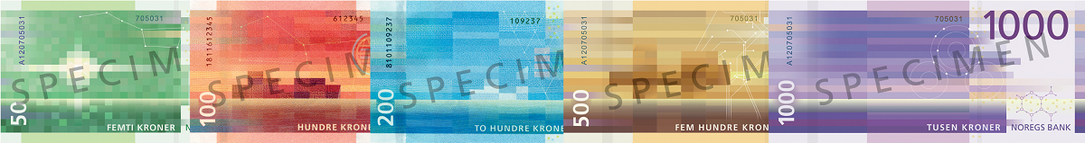 Banknotes reverse