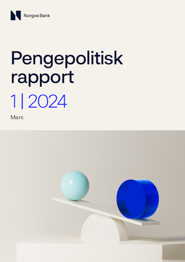 Forsidebilde av publikasjonen Pengepolitisk rapport 1/2024