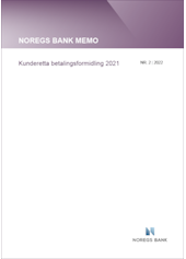 Forsidebilde av publikasjonen Kunderetta betalingsformidling 2021