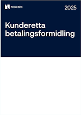 Forsidebilde av publikasjonen Kunderetta betalingsformidling 2025