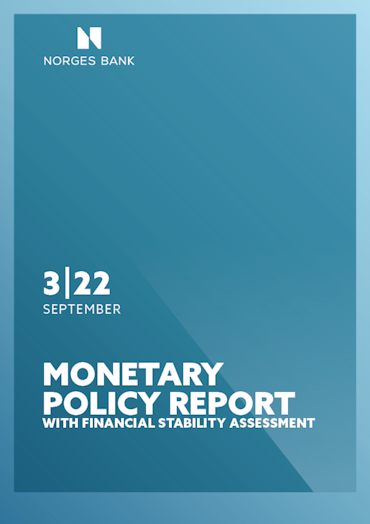 Coverimage of the publication Monetary Policy Report with financial stability assessment 3/2022