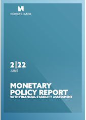 Coverimage of the publication Monetary Policy Report with financial stability assessment 2/2022