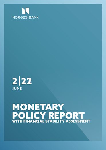 Coverimage of the publication Monetary Policy Report with financial stability assessment 2/2022