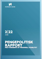 Forsidebilde av publikasjonen Pengepolitisk rapport med vurdering av finansiell stabilitet 2/2022