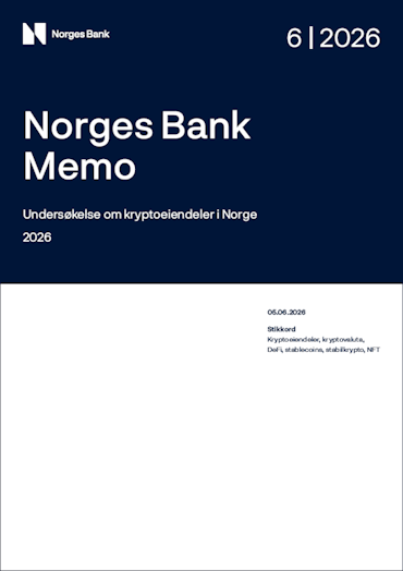 Forsidebilde av publikasjonen Undersøkelse om kryptoeiendeler i Norge