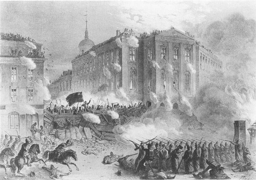 Alexanderplatz Berlin 1848