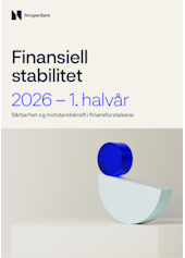 Forsidebilde av publikasjonen Finansiell stabilitet 
2026 – 1. halvår