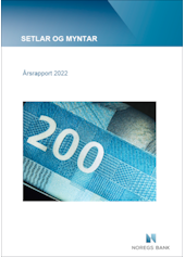 Forsidebilde av publikasjonen Årsrapport for setlar og myntar 2022