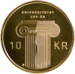 10-krone coin