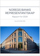 Forsidebilde av publikasjonen Representantskapets rapport til Stortinget for 2024