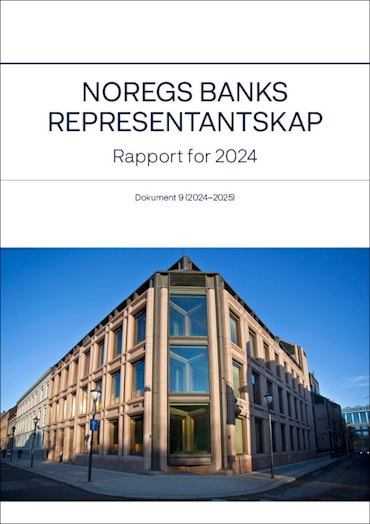 Forsidebilde av publikasjonen Representantskapets rapport til Stortinget for 2024