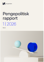 Forsidebilde av publikasjonen Pengepolitisk rapport 1/2026