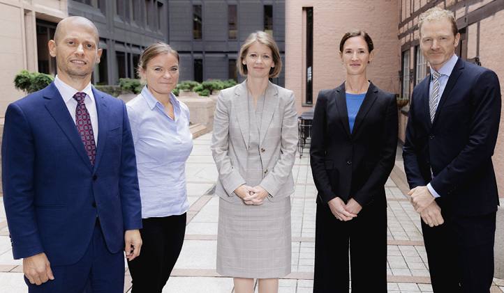 From left: Øystein Børsum, Ingvild Almås, Ida Wolden Bache, Jeanette Fjære-Lindkjenn and Pål Longva.