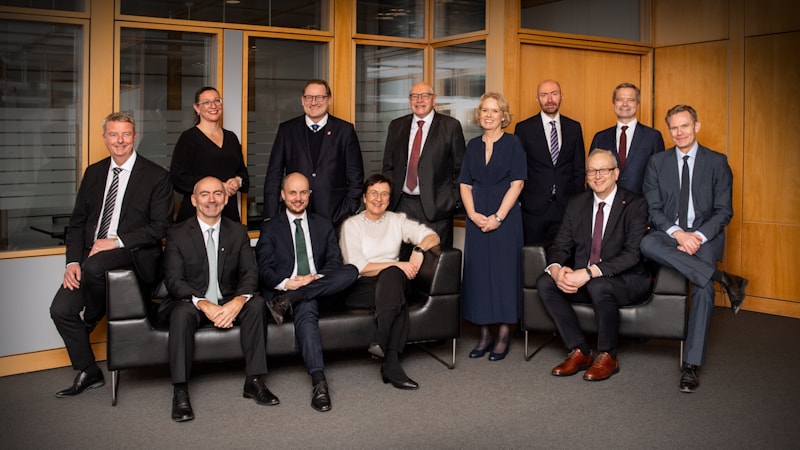 Group photo of all members of the Supervisory council