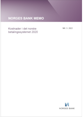Forsidebilde av publikasjonen Kostnader i det norske betalingssystemet