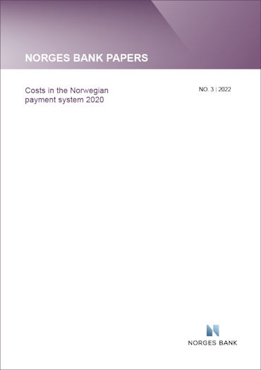 Coverimage of the publication Costs in the Norwegian payment system 2020