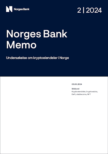 Forsidebilde av publikasjonen Undersøkelse om kryptoeiendeler i Norge