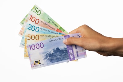Ny seddelserie - alle fem valører