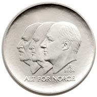 100-krone minnemynt 2005, advers