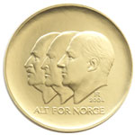 1500-krone commemorative coin 2005, obverse