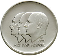 100-krone commemorative coin 2005, obverse