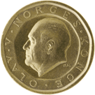 10-krone coin, nickel silver