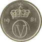 10-øre coin, cupro-nickel
