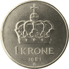 1-kronemynt, kobbernikkel