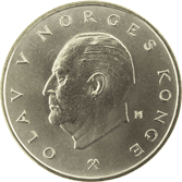 5-krone coin, cupro-nickel