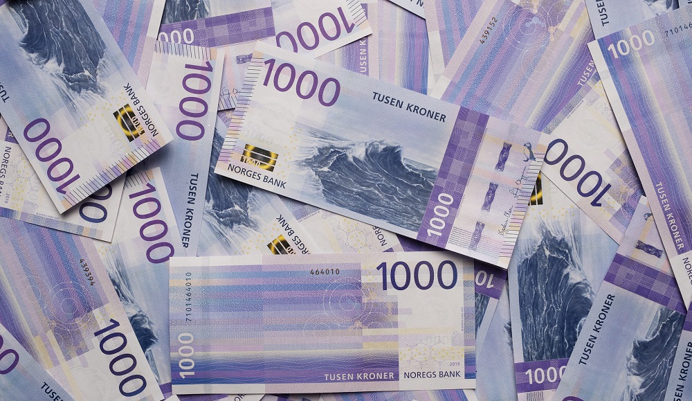 1000 krone sedler