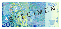 200-krone note, non-upgraded