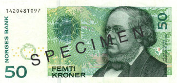 50-krone note