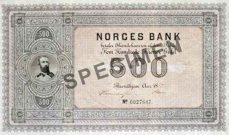 500-krone note, obverse