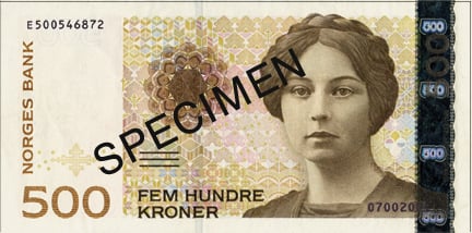 500-kroneseddel