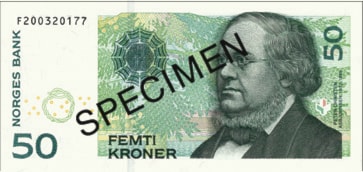 50 kroner forside