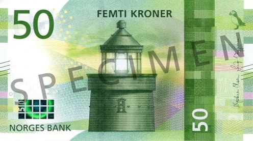 50 kroner forside